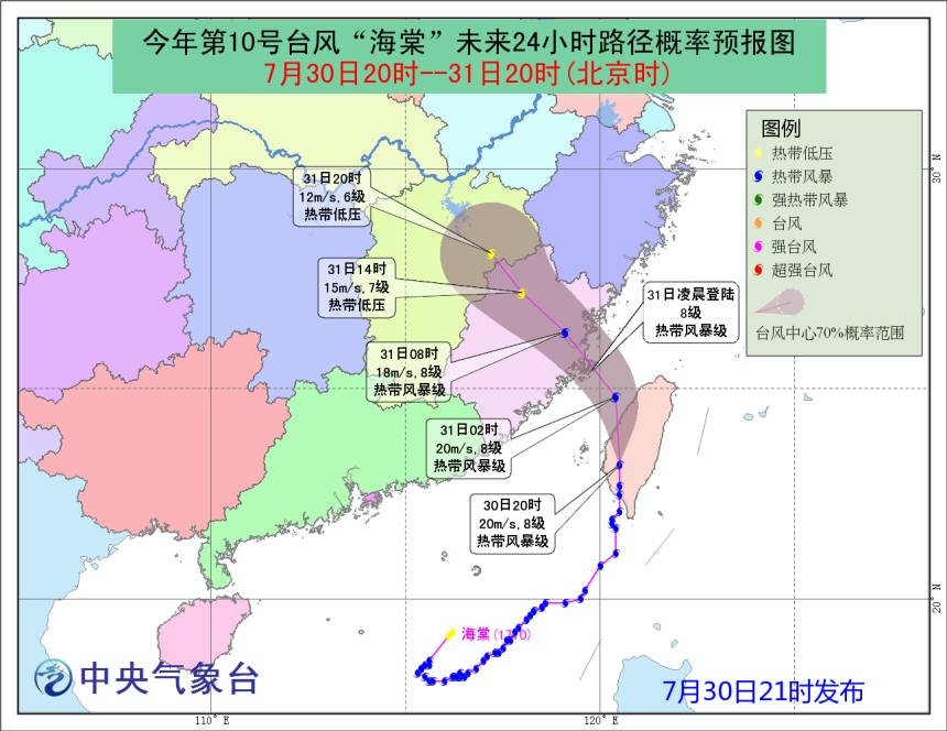 台风海棠最新动态及路径分析报告